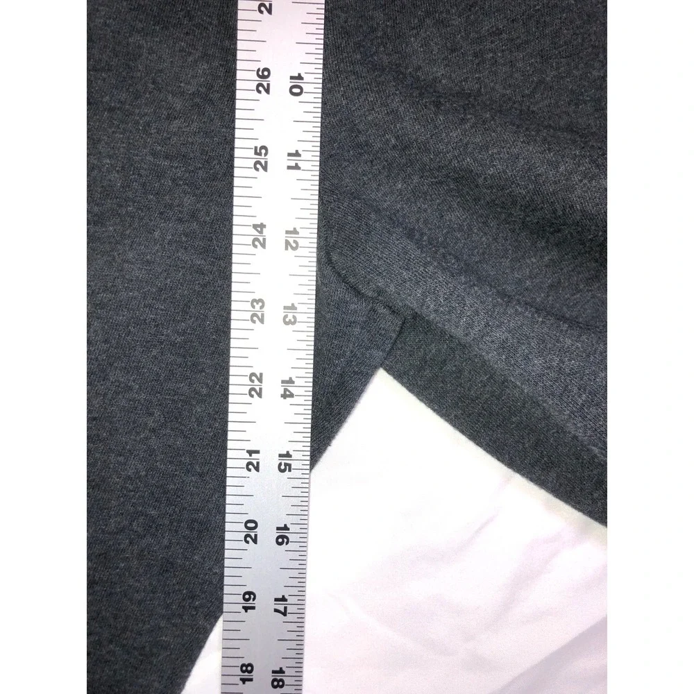 Comfort Fit Project Charcoal Gray Wide Leg Knit Trousers Mens Medium Pleated